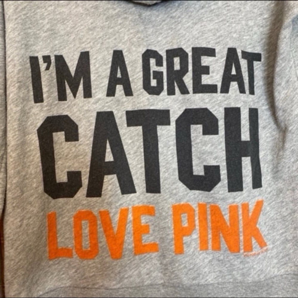 Victoria’s Secret x mlb x 5th & ocean San Francisco Giants v-neck hoodie XS - Picture 4 of 5
